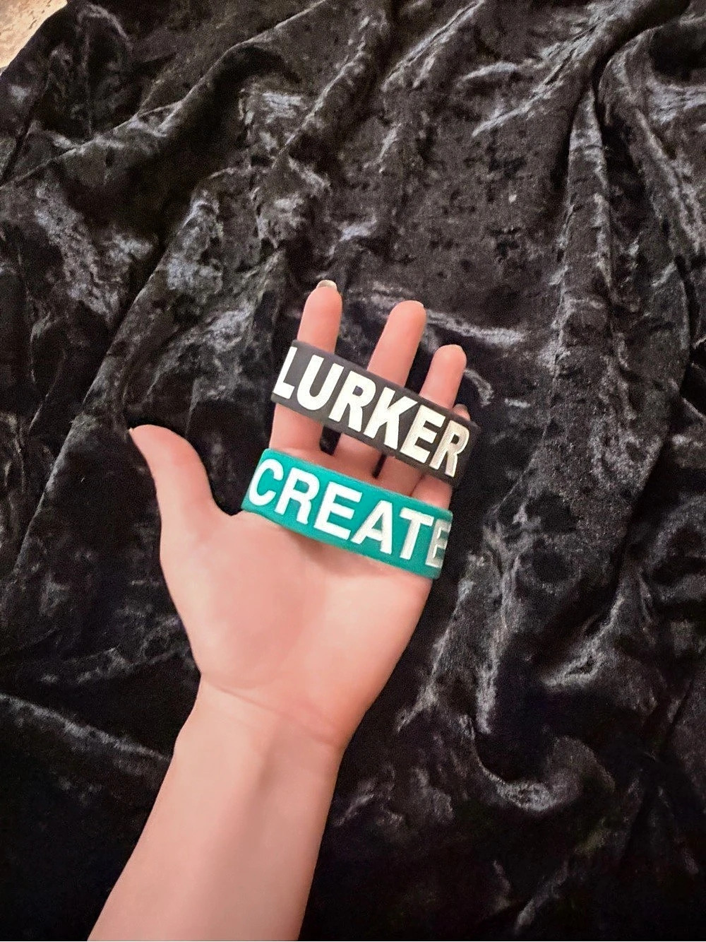 Jac Vanek LURKER / CREATE Rubber Bracelets